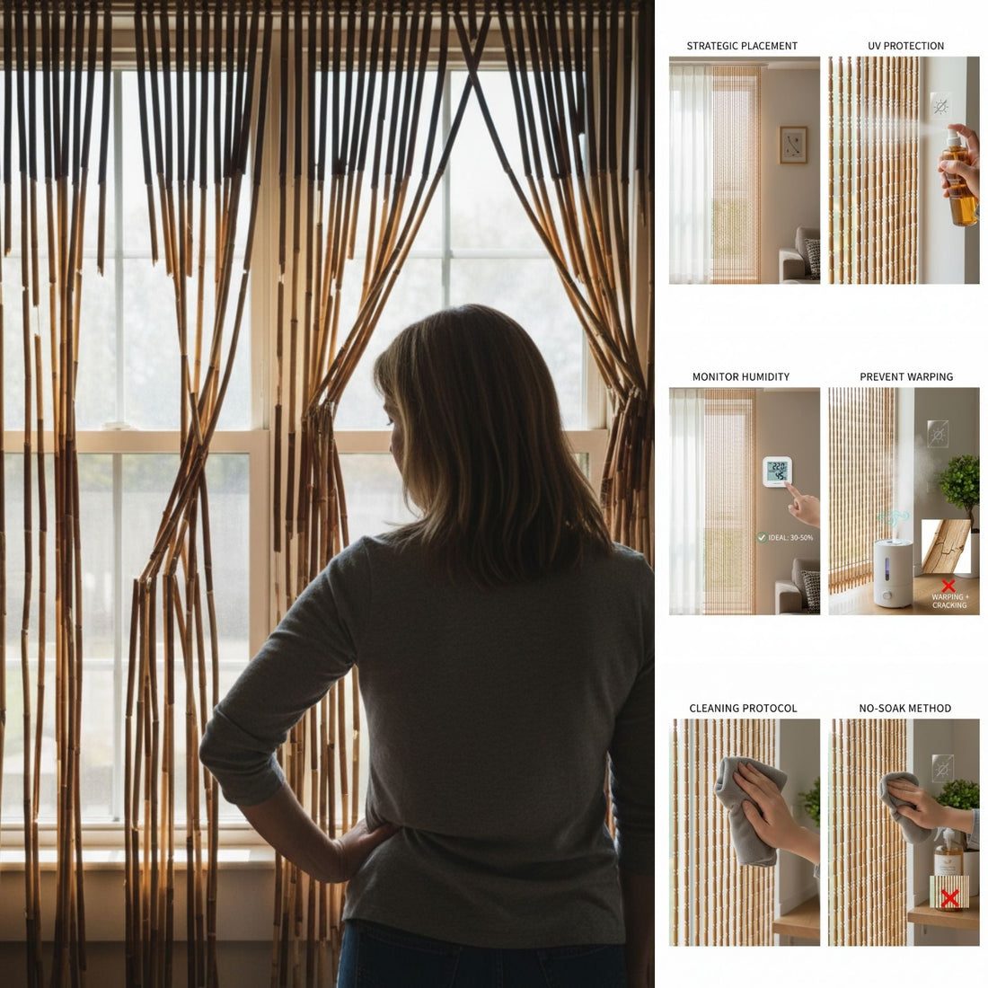 ※6: Bamboo Bead Curtain Care: 3 Expert Tips to Prevent Warping & Fading