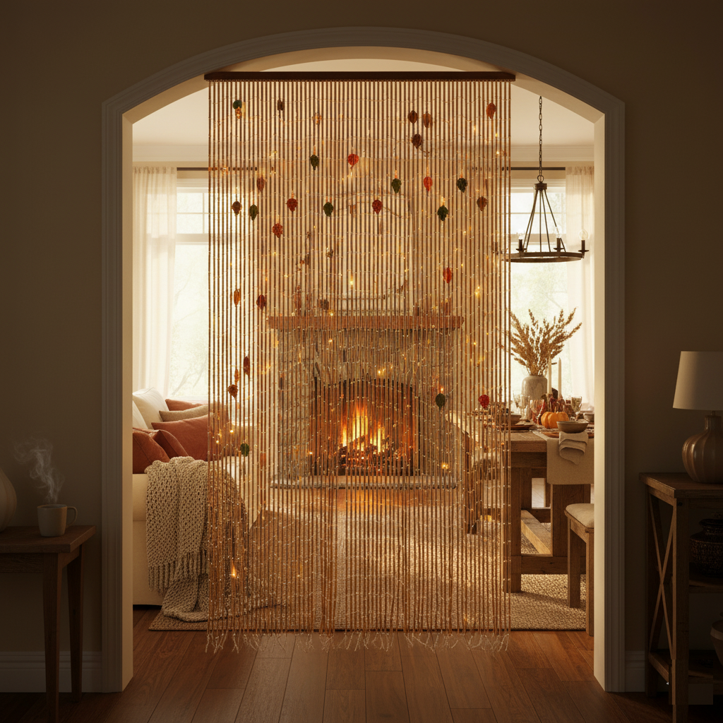 ※17: Summer to Fall: How Beaded Room Dividers Create Perfect Seasonal Transitions