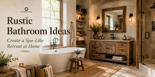 Rustic bathroom ideas: Create a spa-like retreat at home