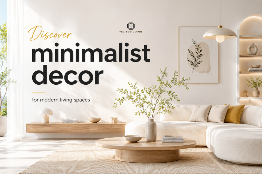 Discover Minimalist Decor For Modern Living Spaces