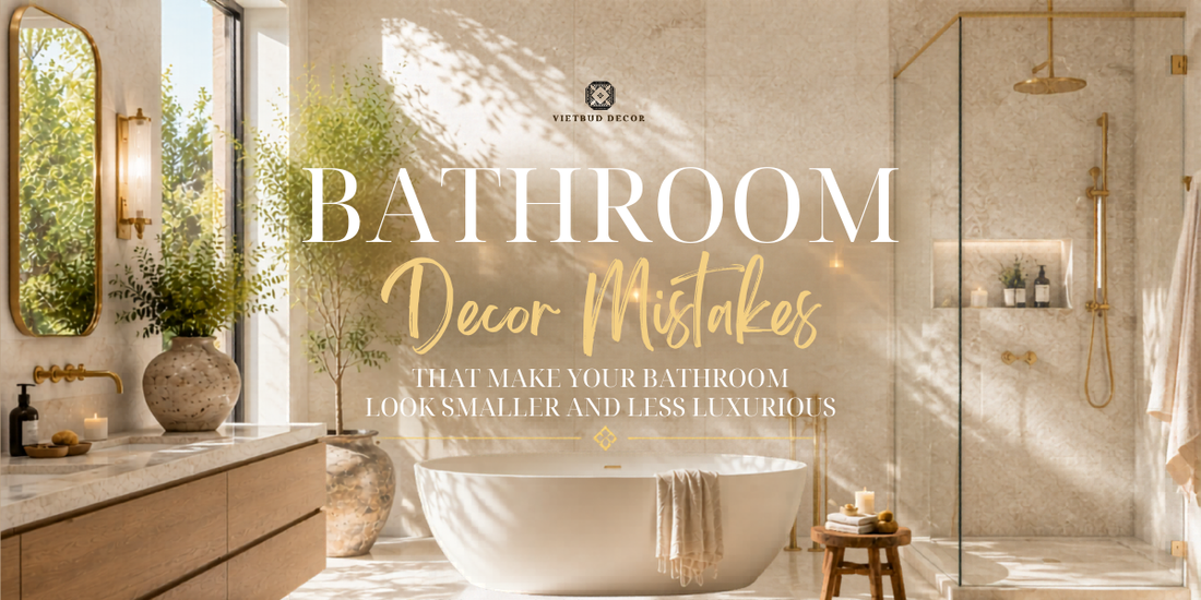 Bathroom Decor Mistakes That Make Your Bathroom Look Smaller And Less Luxurious