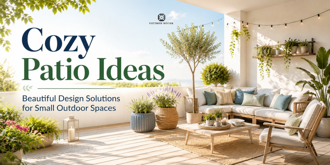 Cozy Patio Ideas: Beautiful Design Solutions For Small Outdoor Spaces